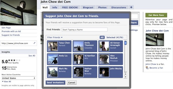 Select All Friends On Facebook