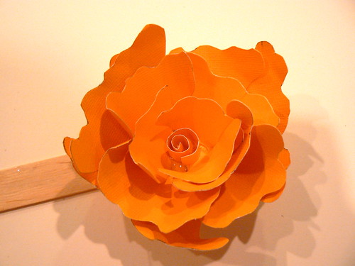 paper flower without leaves