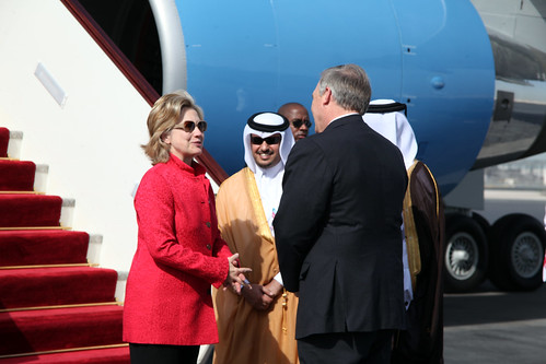 Secretary Clinton Travels to Qatar and Saudi Arabia