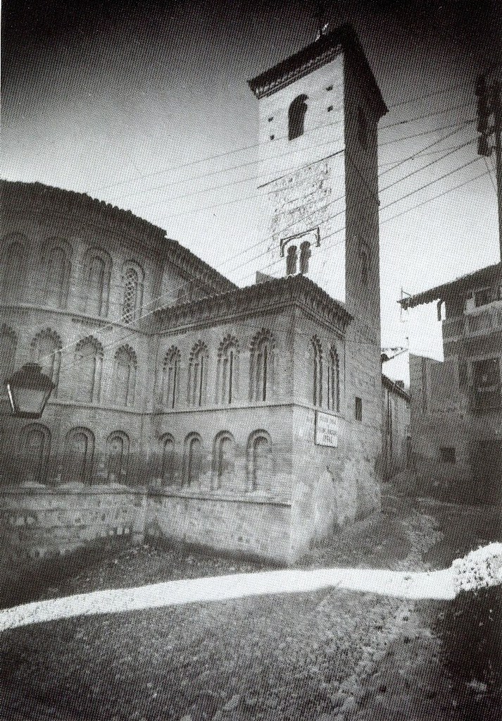 Iglesia de San Bartolomé tras la restauración de 1940. Fotografía Rodríguez