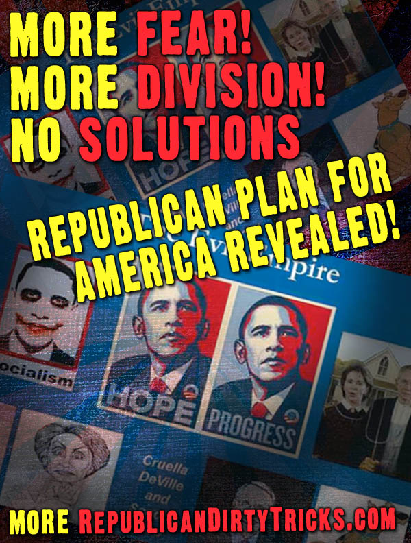 Republicans More Fear More Division No Solutions Image