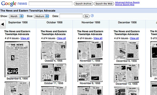 Google News Browse Archives