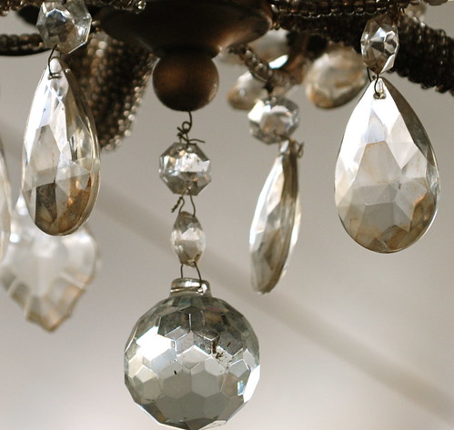 antique chandelier close