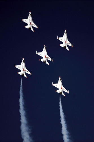 F-16 Fighting Falcons, Thunderbirds, US Air Force