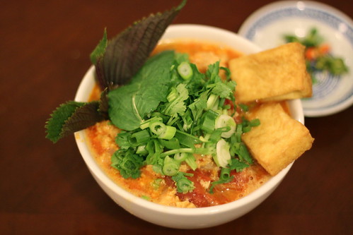 Bun Rieu - Vietnamese Crab Meat Noodle Soup