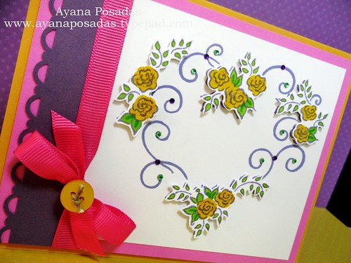Rosevine Heart- Pink and Purple (3)