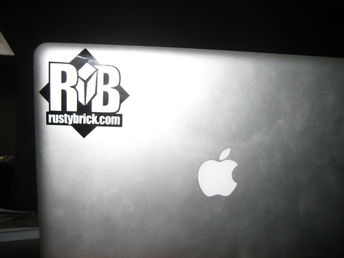 RustyBrick Decals for Laptops & iPhones