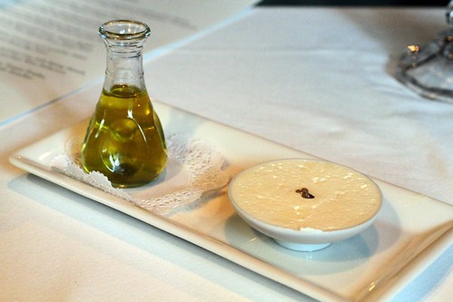 olive oil and whipped butter