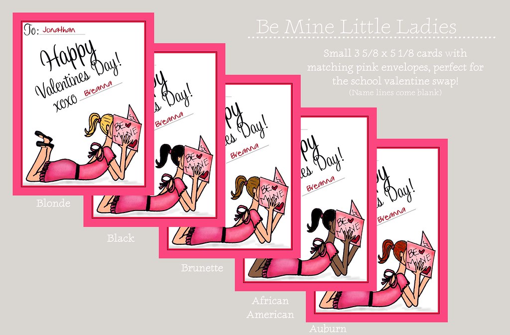 Be Mine little ladies