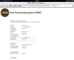 Fonic Micro-SIM für das Apple iPad 3G