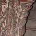 SAINT-MACAIRE - chapiteau de l'église (b)