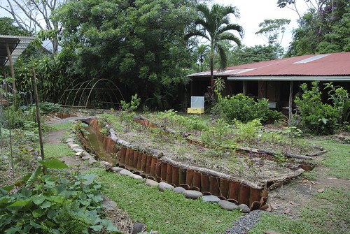Garden in front of main house
