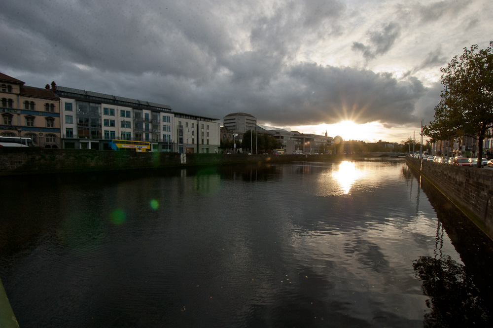 El Río Liffey en Dublín