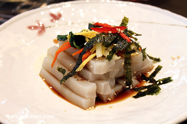 Chongpo Muk (Mung Bean Starch Jelly)