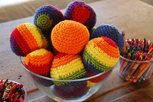 rainbow balls!