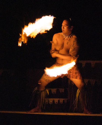 Fireknife Dancer at Kona Village Resort