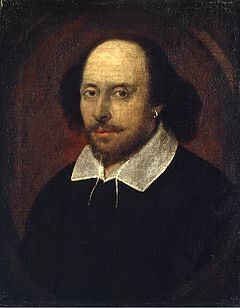 William Shakespeare, English poet and playwright