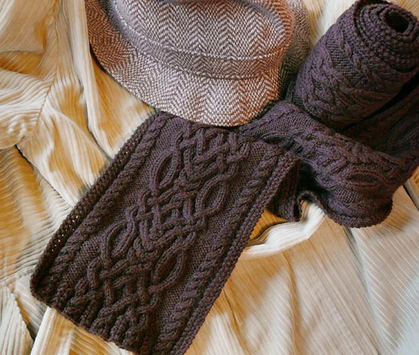 Шапка и шарф спицами, модели из интернет