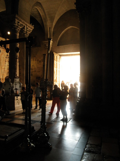 Entrance to Church of the Holy Sepulchre 