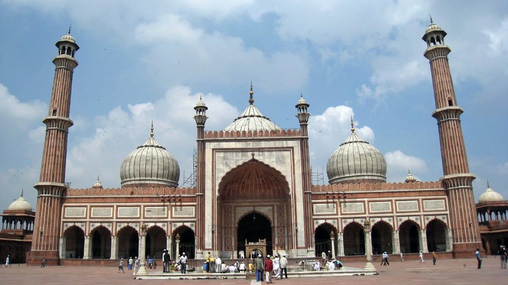 The Jama Masjid of Delhi is India's largest mosque.