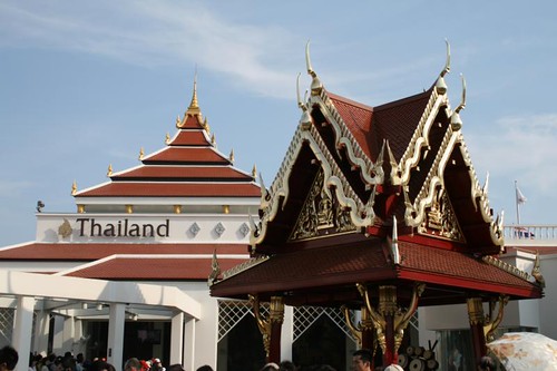 the Thai pavilion