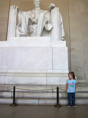 at the Lincoln Memorial