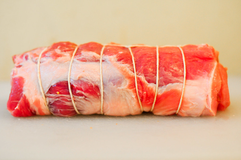 Pork Loin with Apple-Cranberry Filling