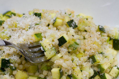 forkful of Zucchini Cous Cous 5