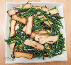 Chinese chives and Tofu