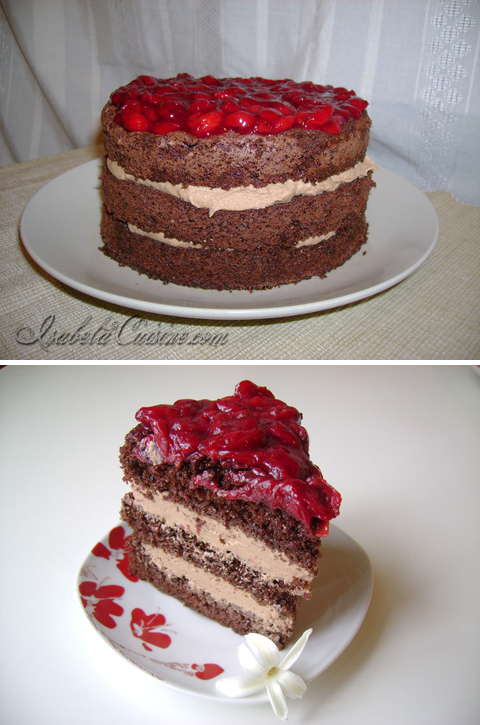 Chocolate & Cherry Cake