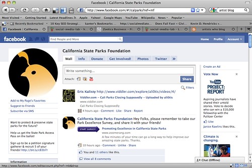Example of Content for Facebook Fan Pages