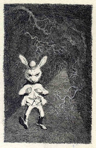 The White Rabbit from Alice in Wonderland, 1945, Peake Estate