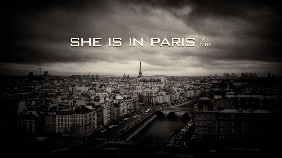 She is in Paris
