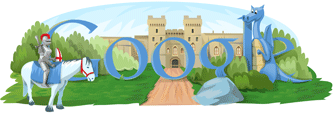 St Georges Day Google Logo