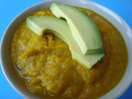 easy buttercup squash soup