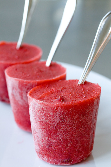 Very Berry Strawberry Ice Pops 7
