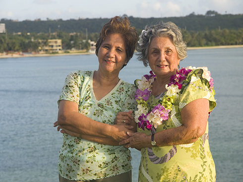 Guam Mom and Aunt Shirley