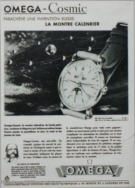 Vintage watch and advertisements