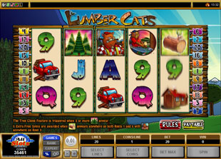 Lumber Cats slot game online review