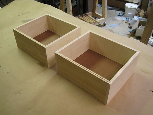 drawer boxes glued up