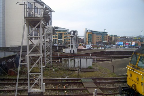 Trains Near Cardiff Central Station