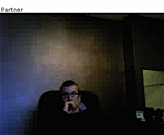 "Partner": a series of 15 portraits from Chatroulette, 9