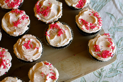 Sweetheart Rose Cupcakes