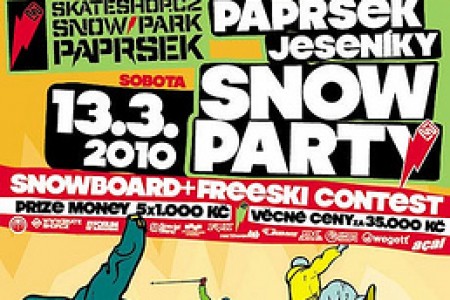 Skateshop.cz snowpark Paprsek - slavnostní otevření