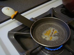 First Taste Of Duck Eggs: Preparing My Frying Pan