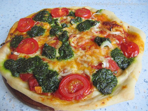 Bärlauch-Pizza