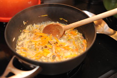Braised Chicken with Rice, Saffron, Orange & Pistachios