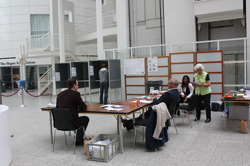 Seção Eleitoral na Holanda