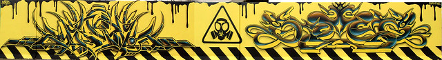 Bio-Hazard wall  April 10  2010.  Essex