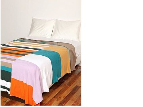 panel stripe blanket2 Urban Outfitters